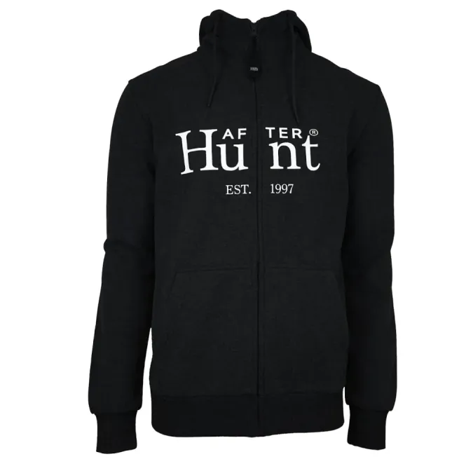 Bild på Avignon - AFTER Hunt® Hoodie med Dragkedja Svart